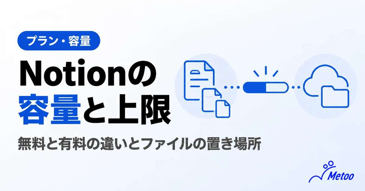 Notionの容量は気にした方がいい？プラン別の容量制限や効率よく使う3つのコツを解説