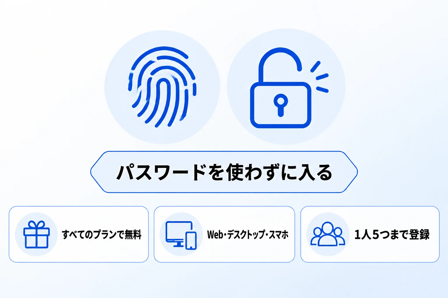 パスキーでログインする方法