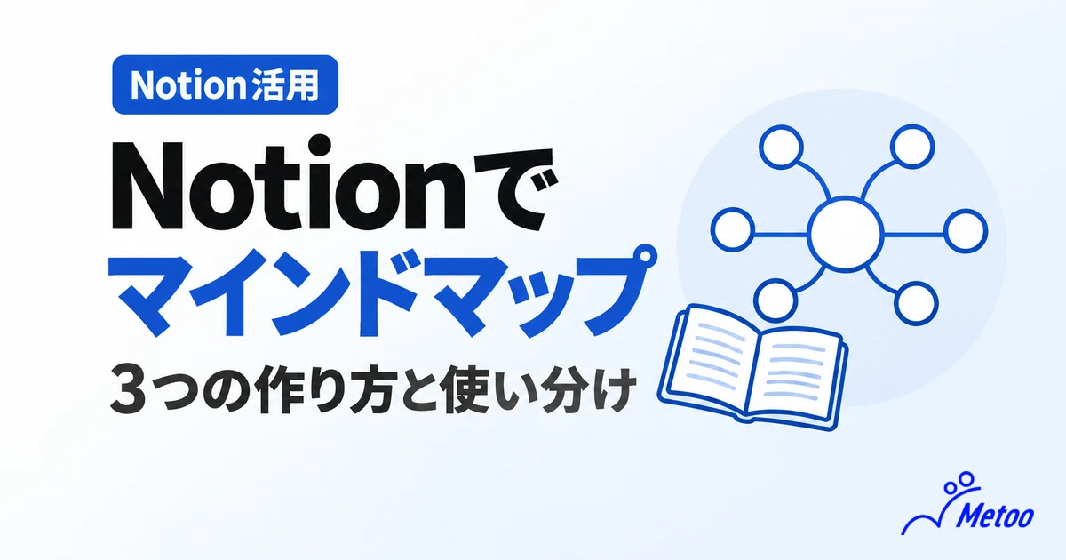 Notionでマインドマップを作成する3つの方法｜AI・ホワイトボードツールの使い方も解説