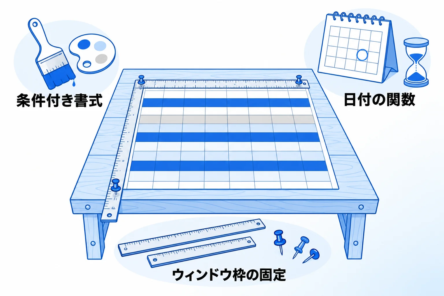 タスク管理表で使うExcelの機能3選